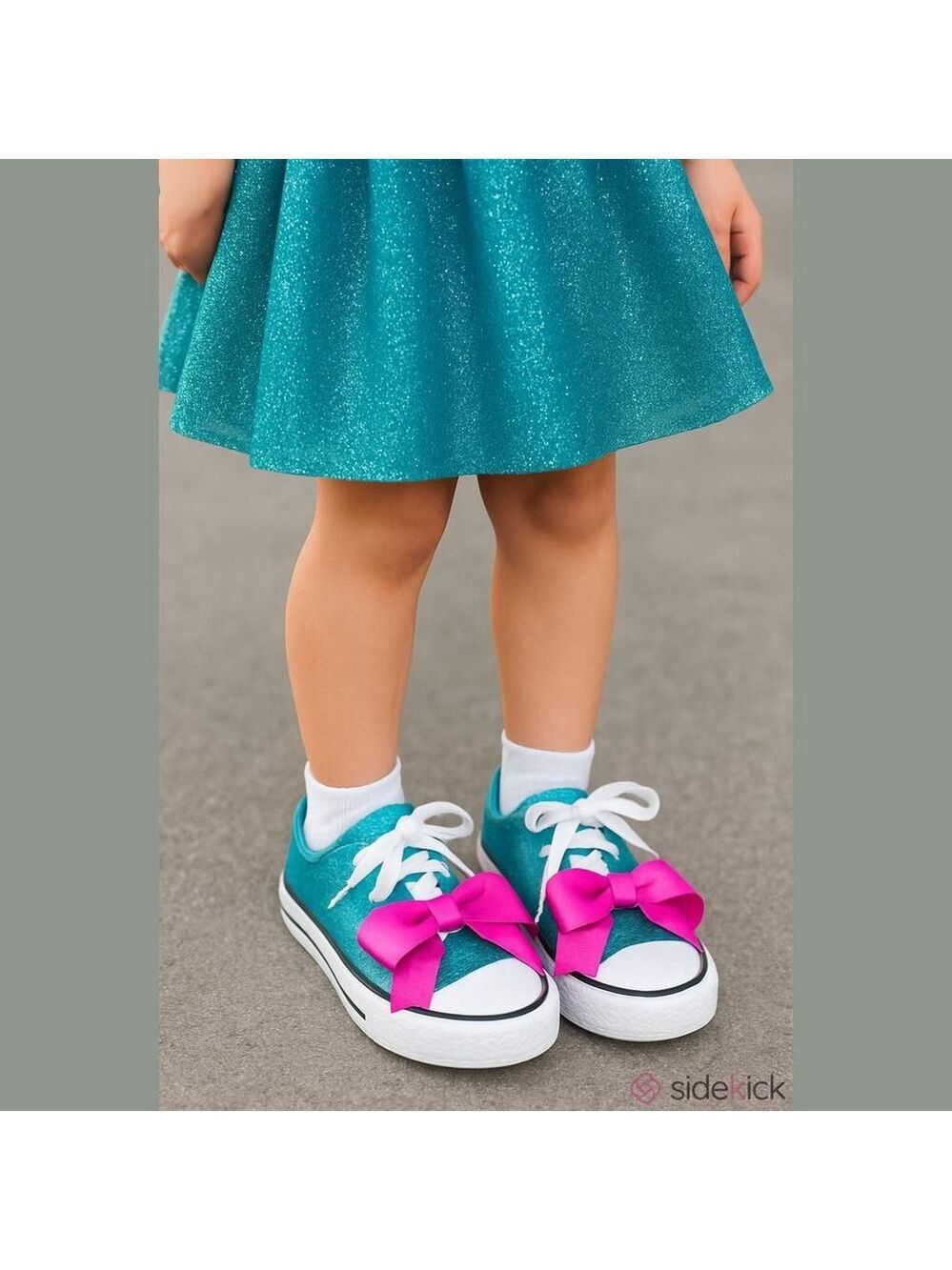 JoJo Siwa Kids Sneakers Size 2 with Sparkle Sequins